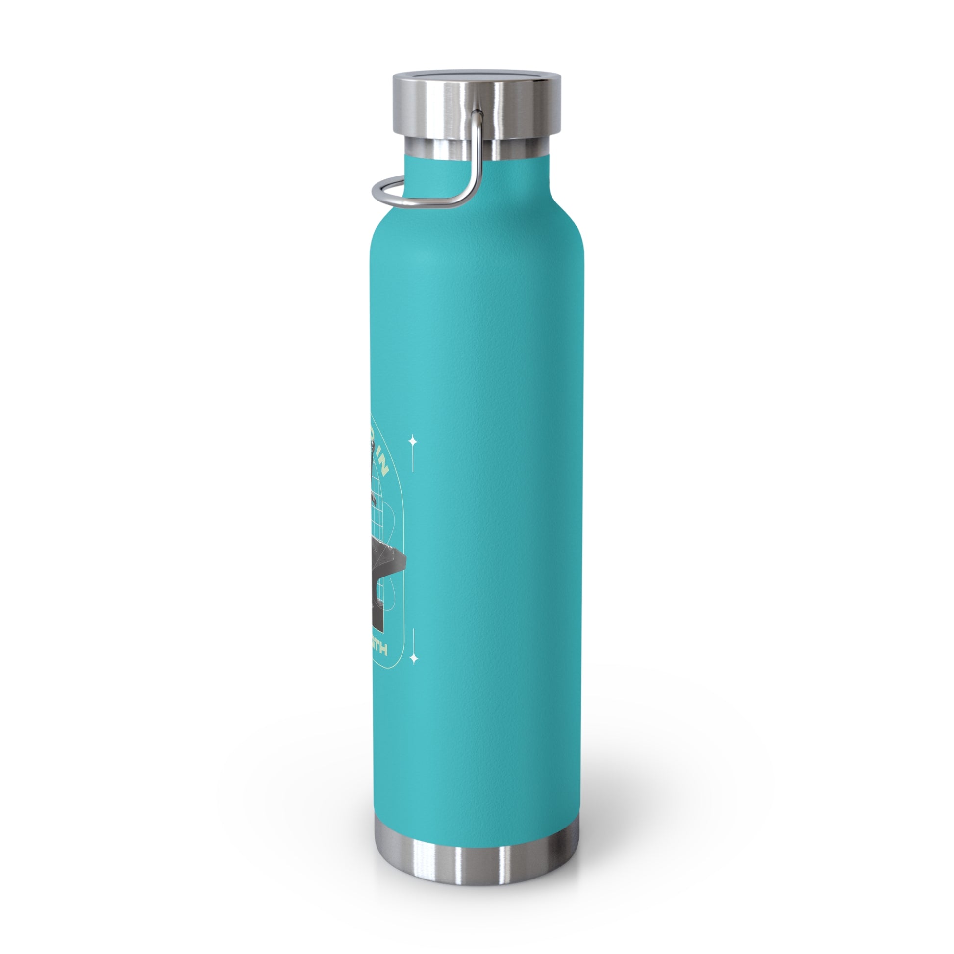 "Forged In Strength" Unisex Inspirational Copper Vacuum Insulated Bottle - 22oz - The Shield of Light
