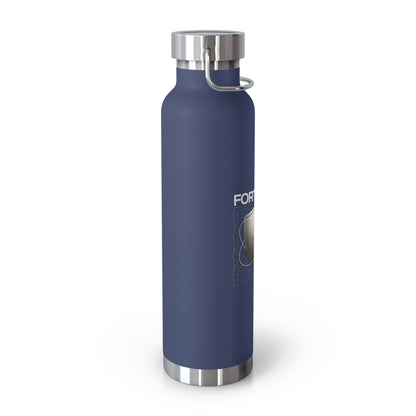 "Fortified In Faith " Unisex Inspirational Copper Vacuum Insulated Bottle - 22oz - The Shield of Light