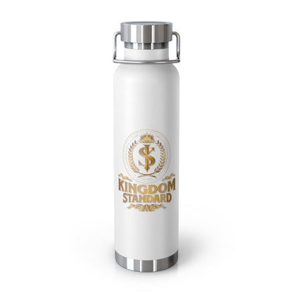"Kingdom Standard" Unisex Inspirational Copper Vacuum Insulated Bottle - 22oz - The Shield of Light