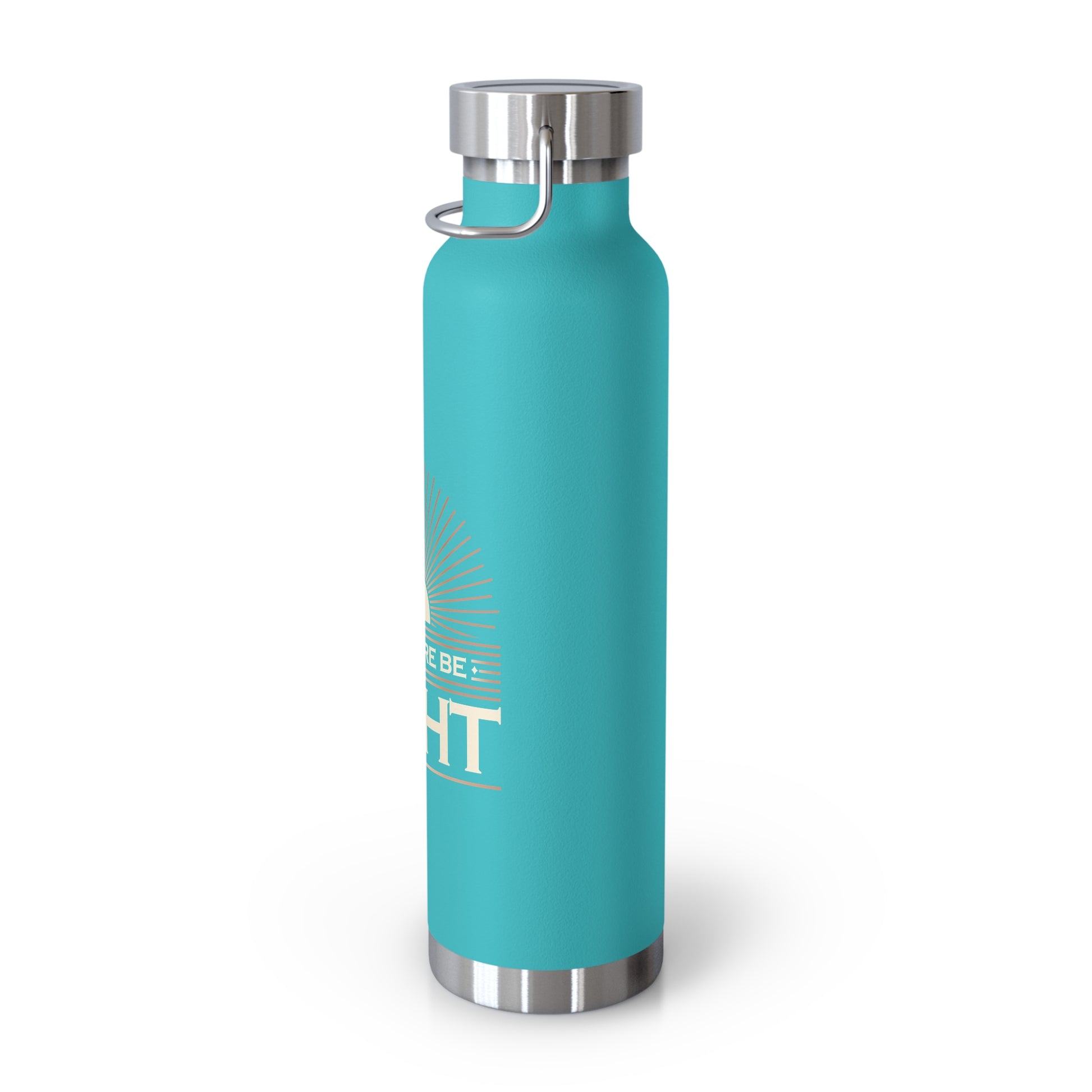 "Let There Be Light" Unisex Inspirational Copper Vacuum Insulated Bottle - 22oz - The Shield of Light