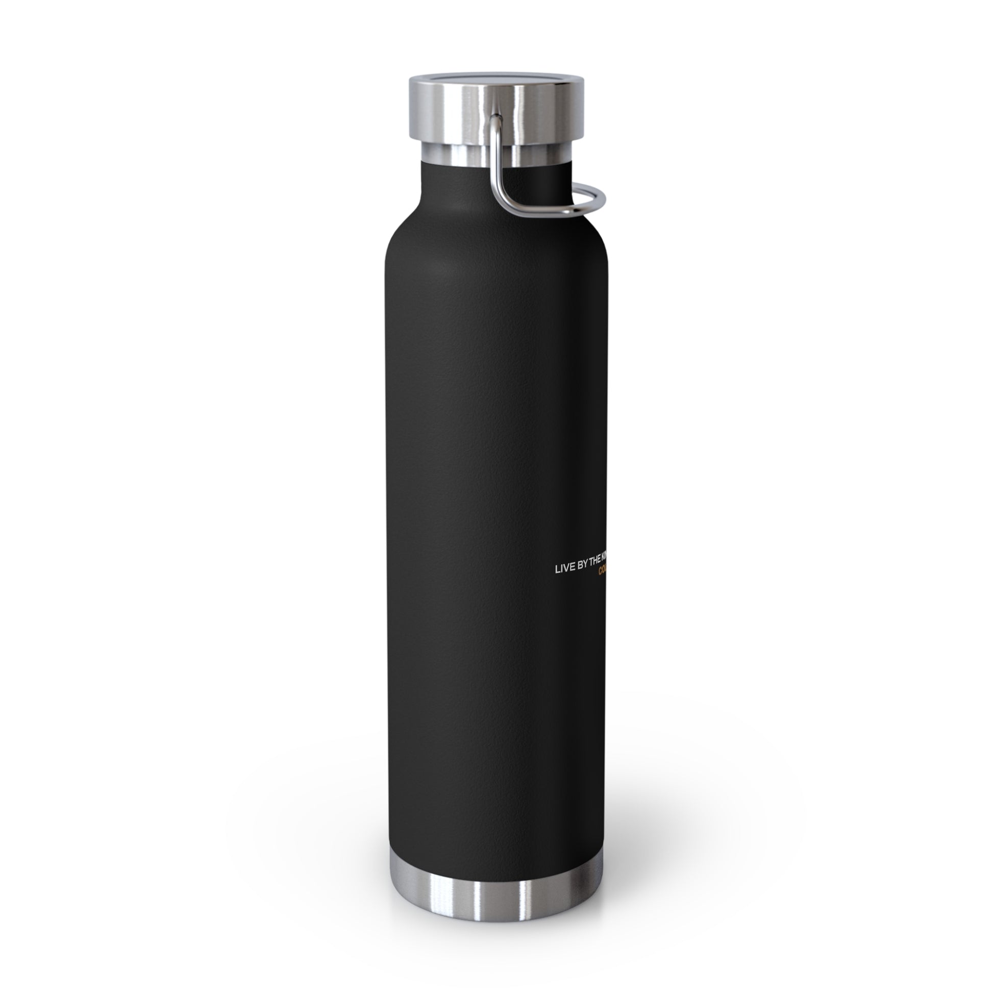 "Live By the Kingdom Not the World Colossians 3:2" Unisex Inspirational Copper Vacuum Insulated Bottle - 22oz - The Shield of Light