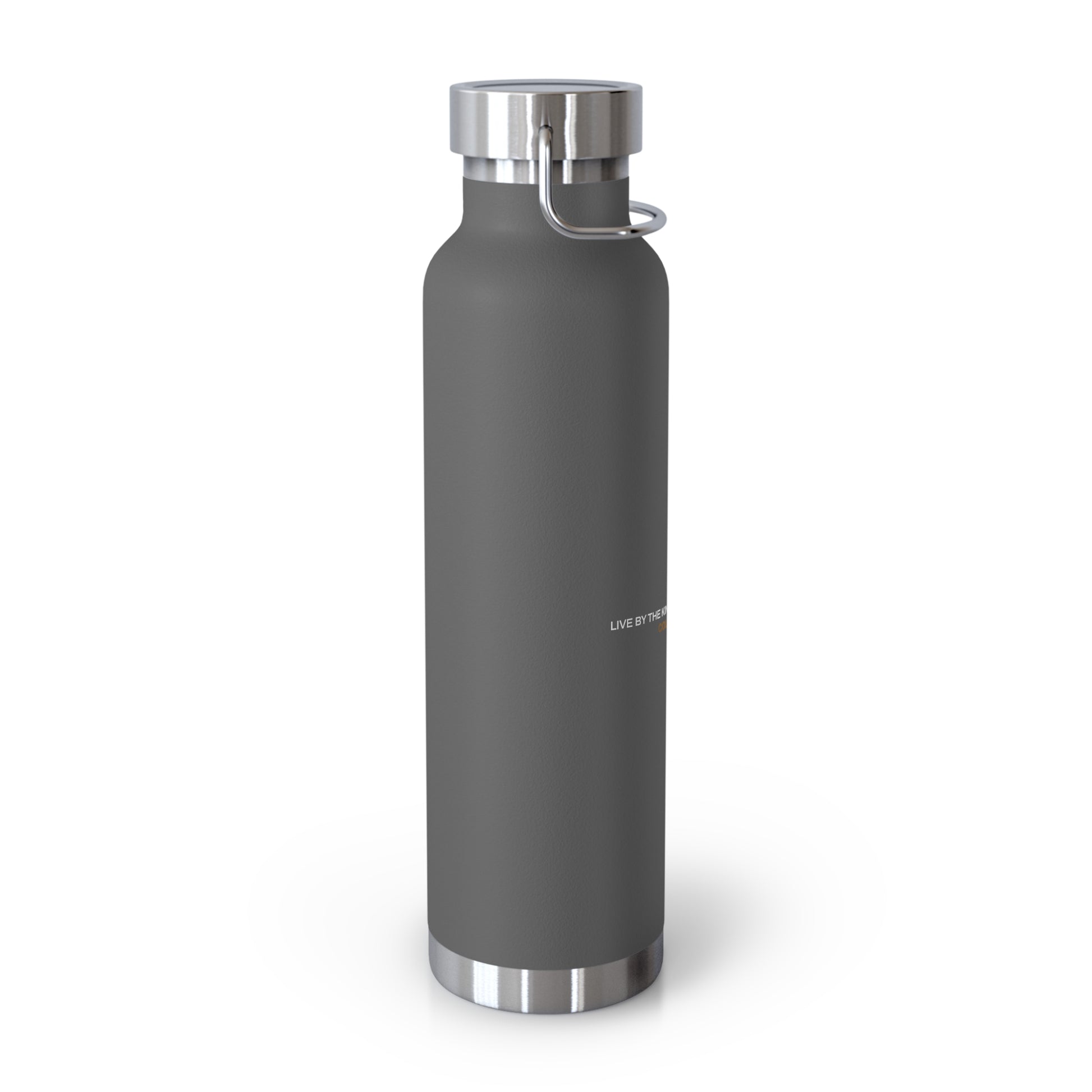"Live By the Kingdom Not the World Colossians 3:2" Unisex Inspirational Copper Vacuum Insulated Bottle - 22oz - The Shield of Light