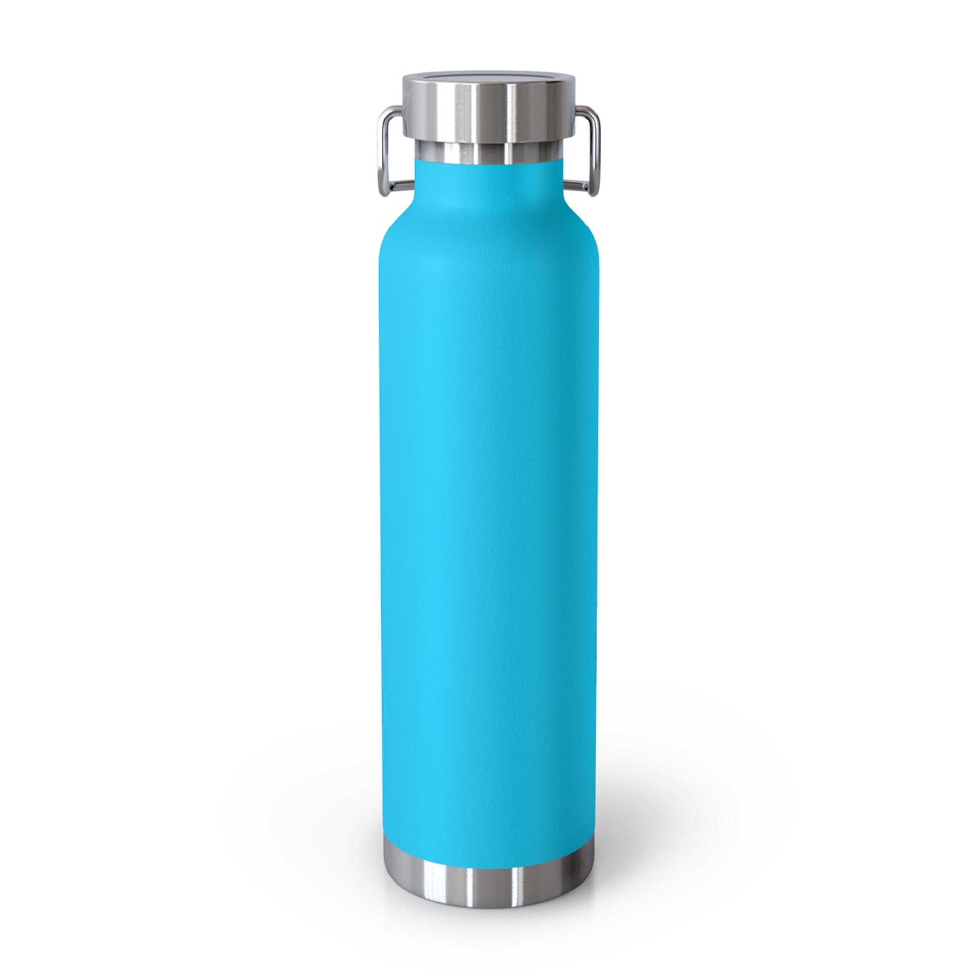 "Live By the Kingdom Not the World Colossians 3:2" Unisex Inspirational Copper Vacuum Insulated Bottle - 22oz - The Shield of Light