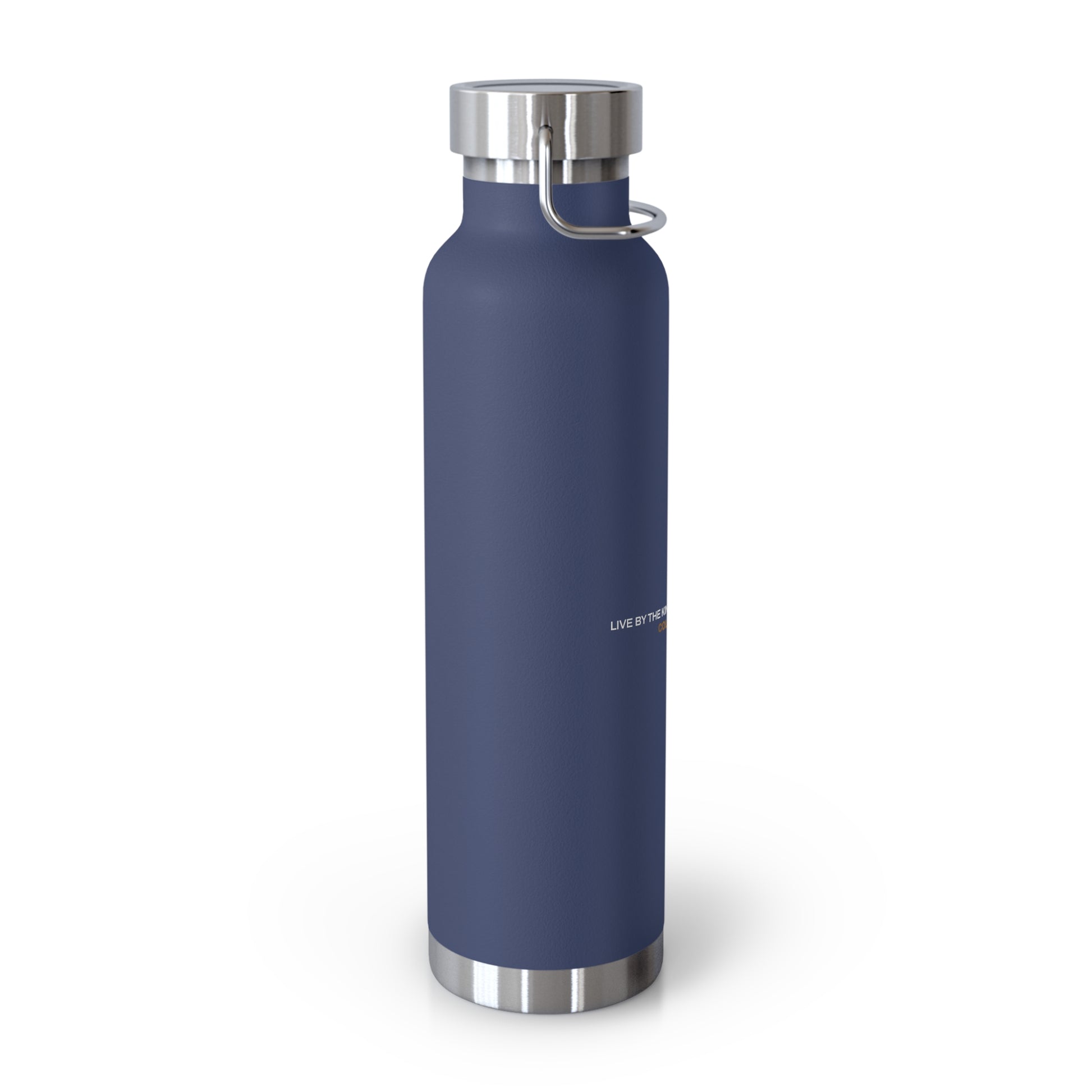 "Live By the Kingdom Not the World Colossians 3:2" Unisex Inspirational Copper Vacuum Insulated Bottle - 22oz - The Shield of Light