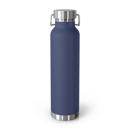 "Live By the Kingdom Not the World Colossians 3:2" Unisex Inspirational Copper Vacuum Insulated Bottle - 22oz - The Shield of Light