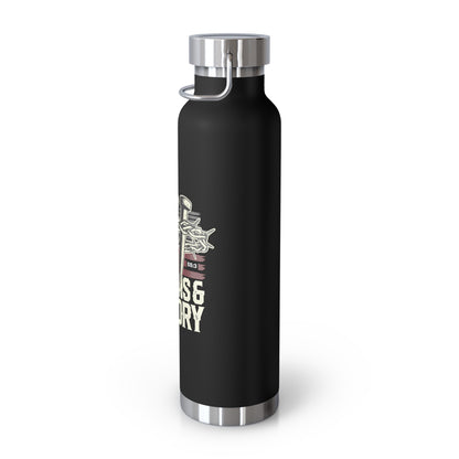 "Thorns & Victory" Unisex Inspirational Copper Vacuum Insulated Bottle - 22oz - The Shield of Light