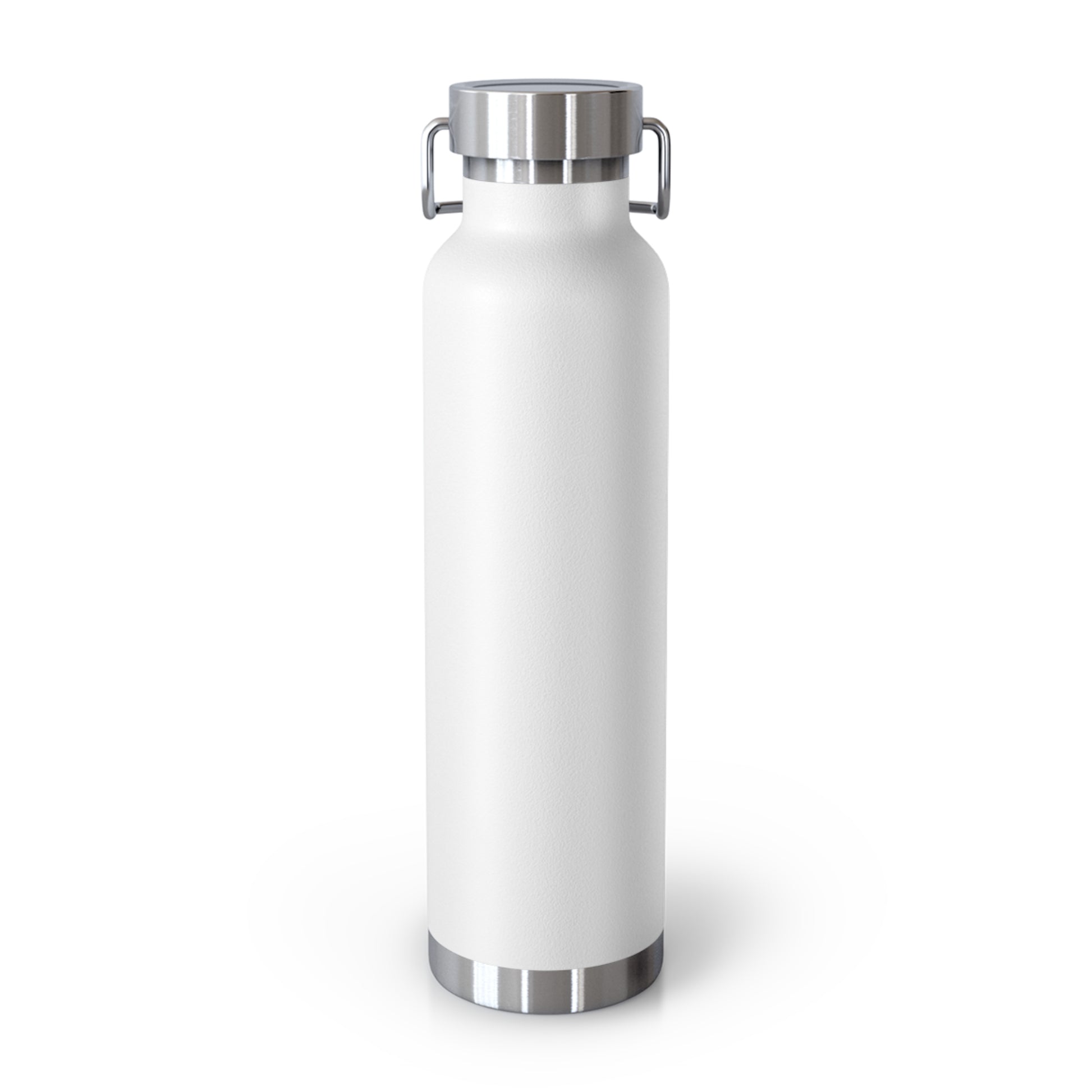 "Live By the Kingdom Not the World Colossians 3:2" Unisex Inspirational Copper Vacuum Insulated Bottle - 22oz - The Shield of Light