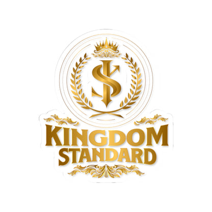 "Kingdom Standard" Unisex Inspirational Kiss-Cut Stickers - The Shield of Light