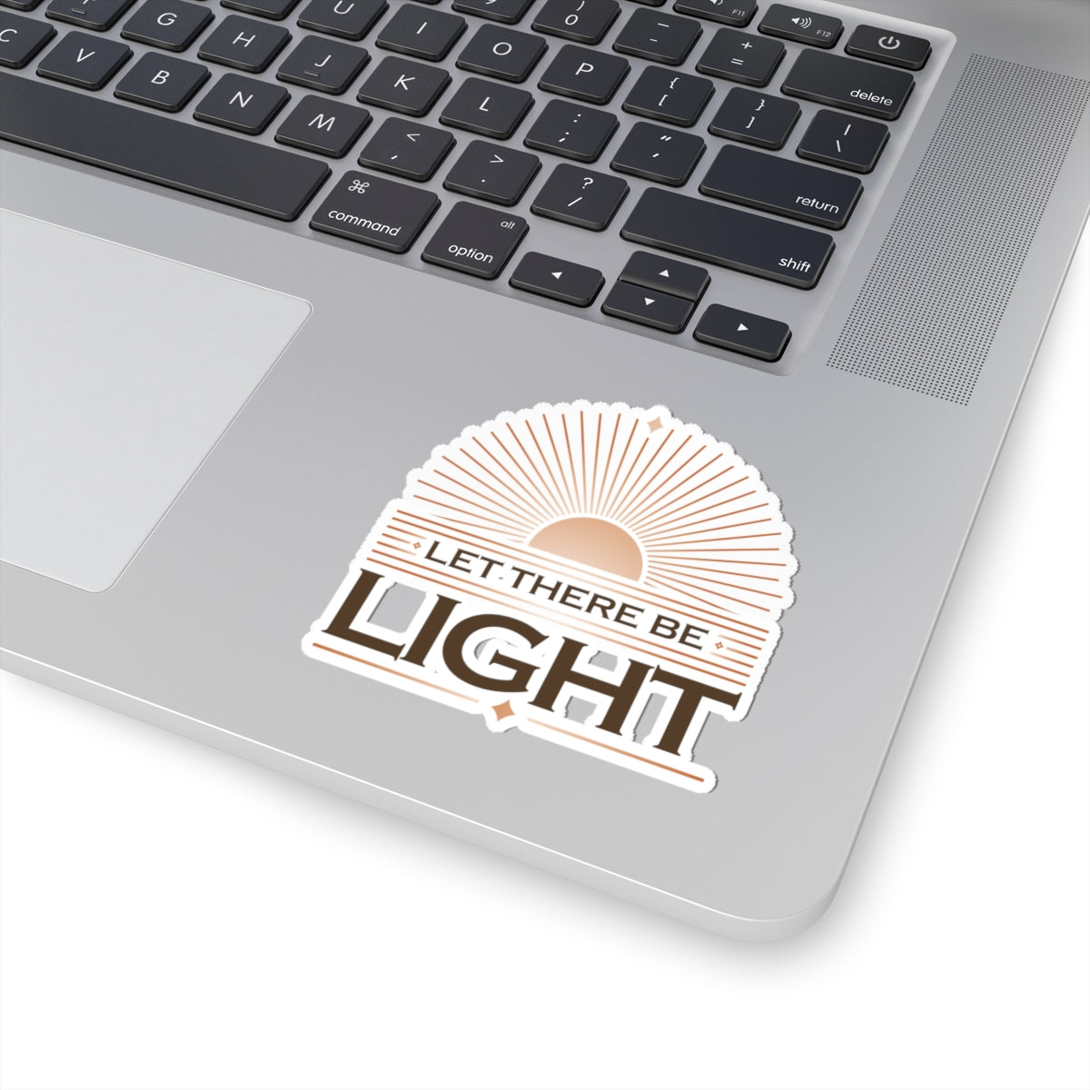 "Let There Be Light" Unisex Inspirational Kiss-Cut Stickers - The Shield of Light