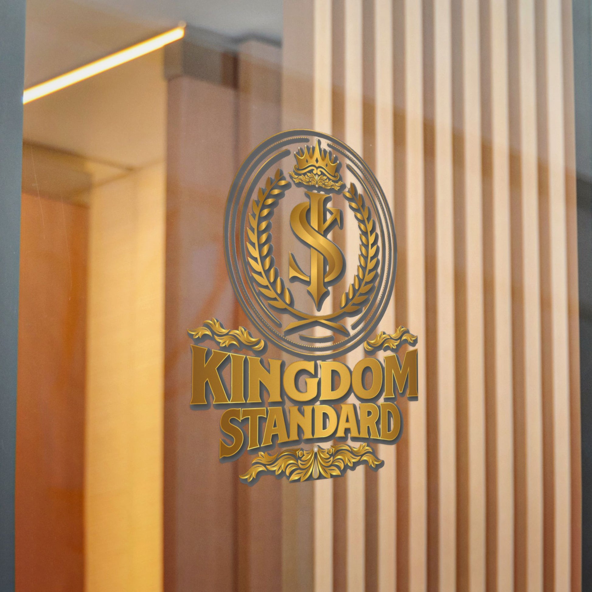 "Kingdom Standard" Unisex Inspirational Die-Cut Stickers - The Shield of Light
