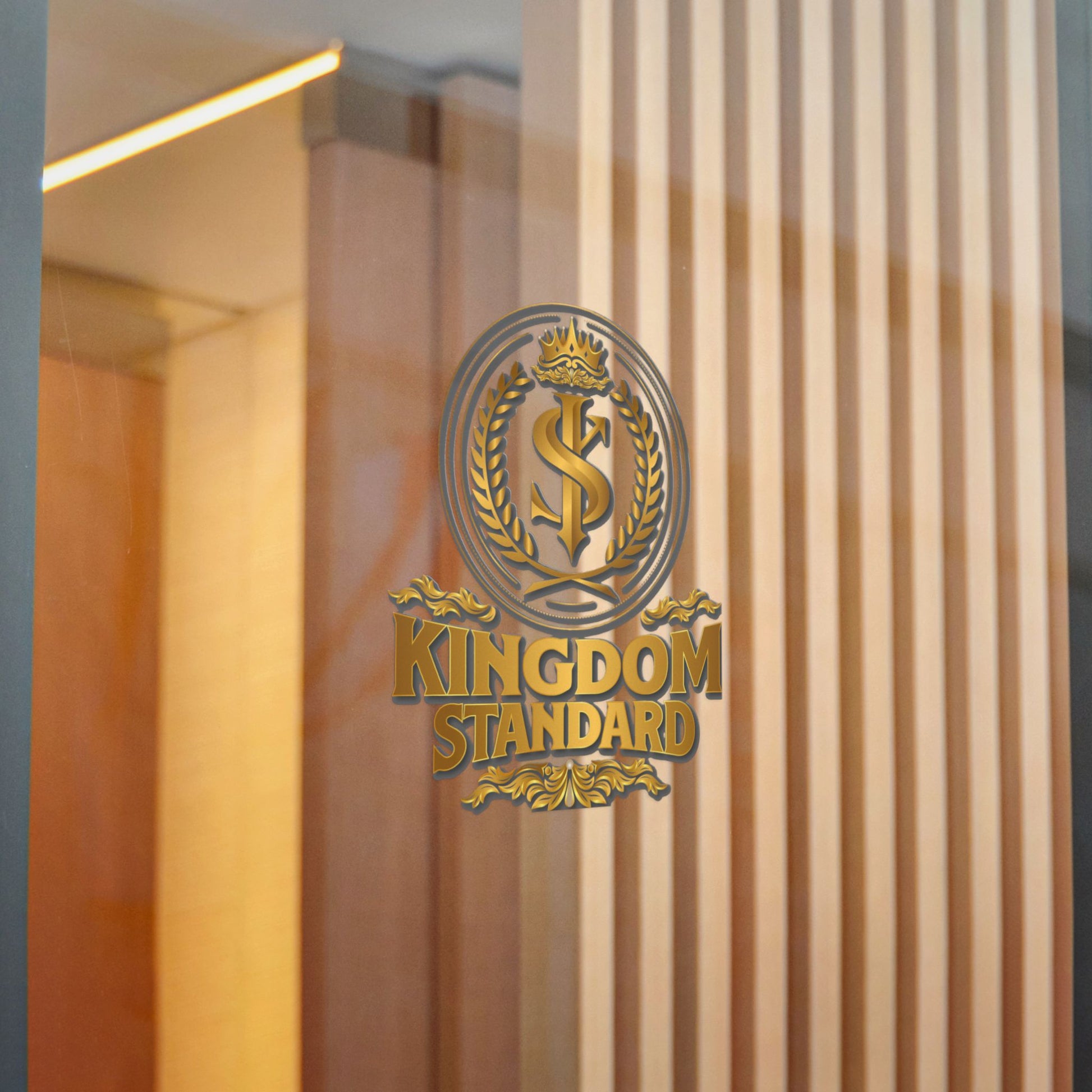 "Kingdom Standard" Unisex Inspirational Die-Cut Stickers - The Shield of Light