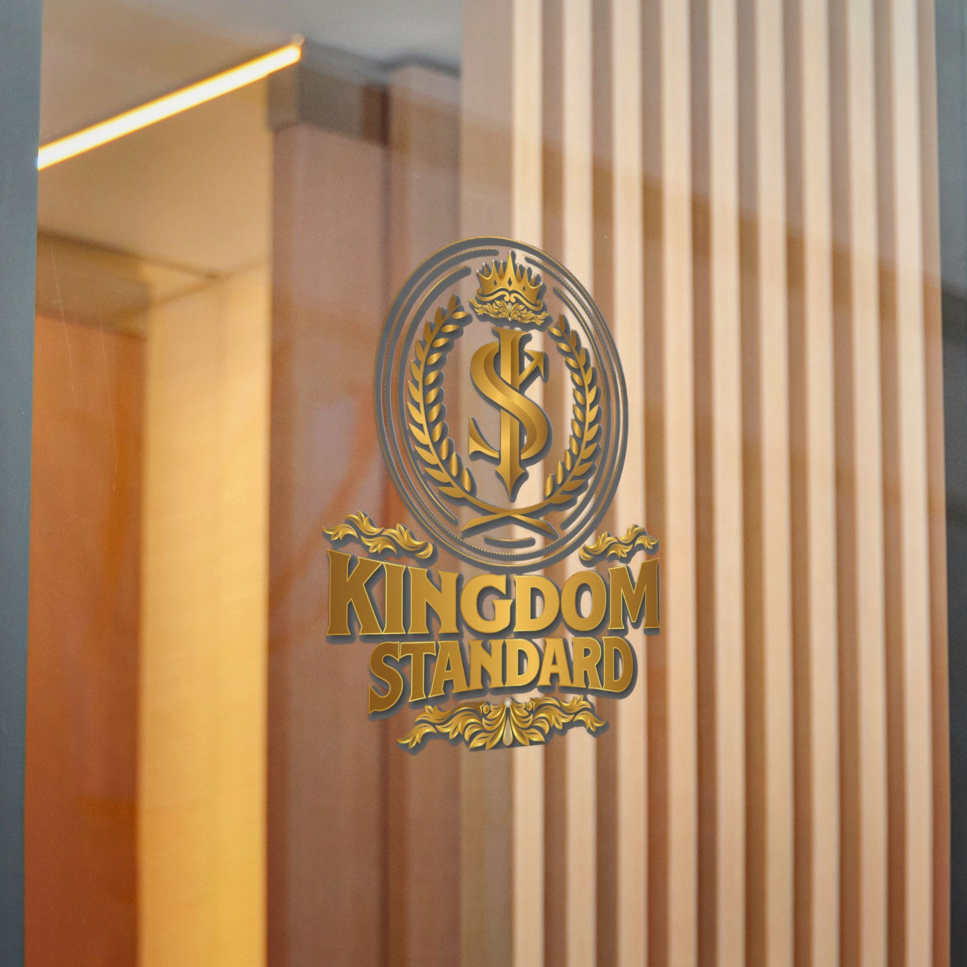 "Kingdom Standard" Unisex Inspirational Die-Cut Stickers - The Shield of Light
