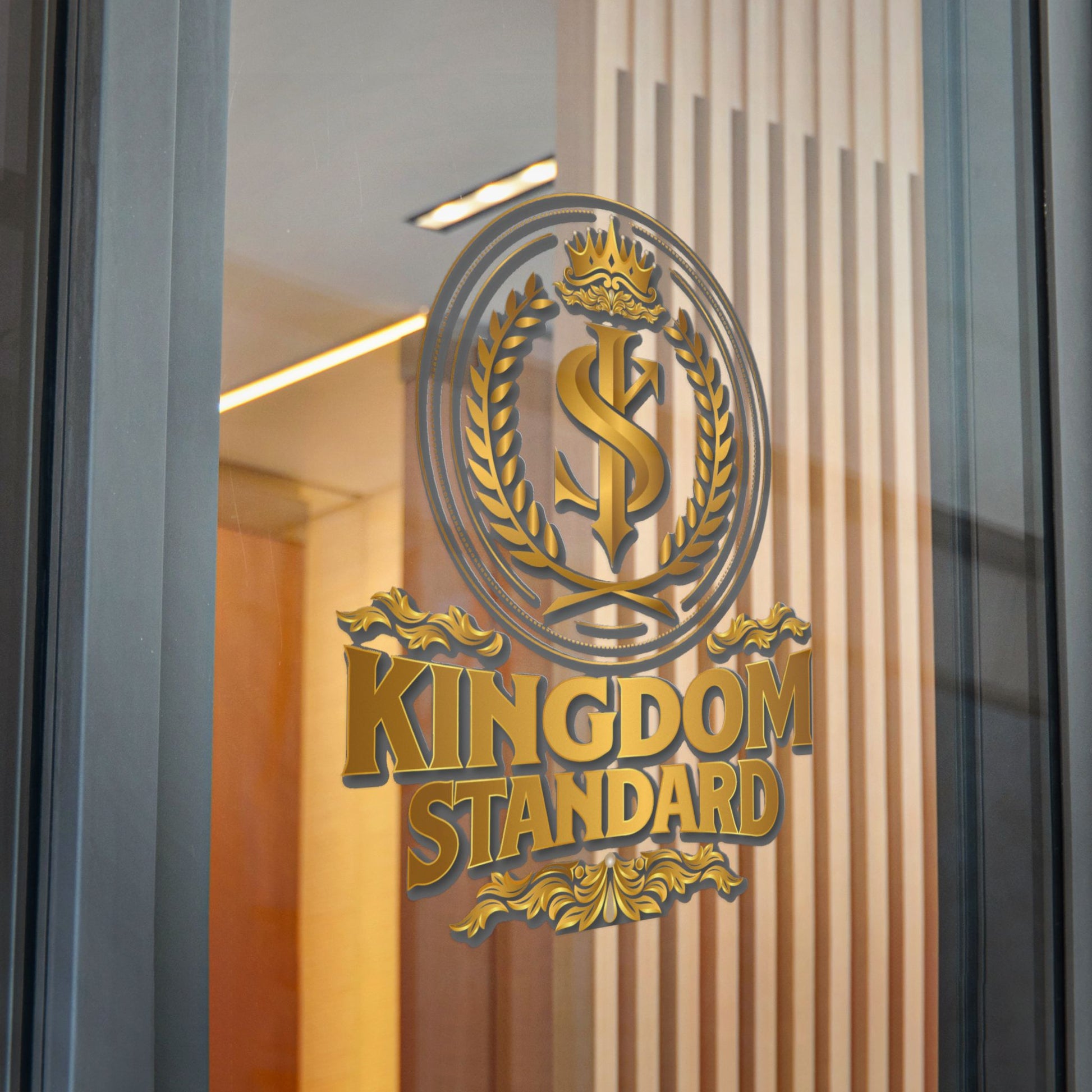 "Kingdom Standard" Unisex Inspirational Die-Cut Stickers - The Shield of Light