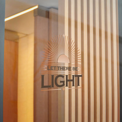 "Let There Be Light" Unisex Inspirational Die-Cut Stickers - The Shield of Light