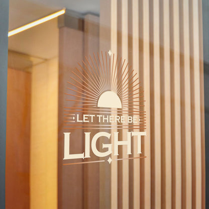"Let There Be Light" Unisex Inspirational Die-Cut Stickers - The Shield of Light