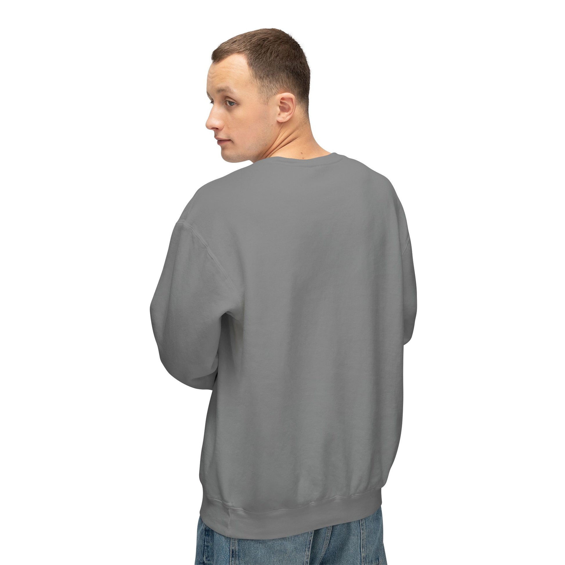 "Forged In Strength" Unisex Lightweight Crewneck Sweatshirt - The Shield of Light