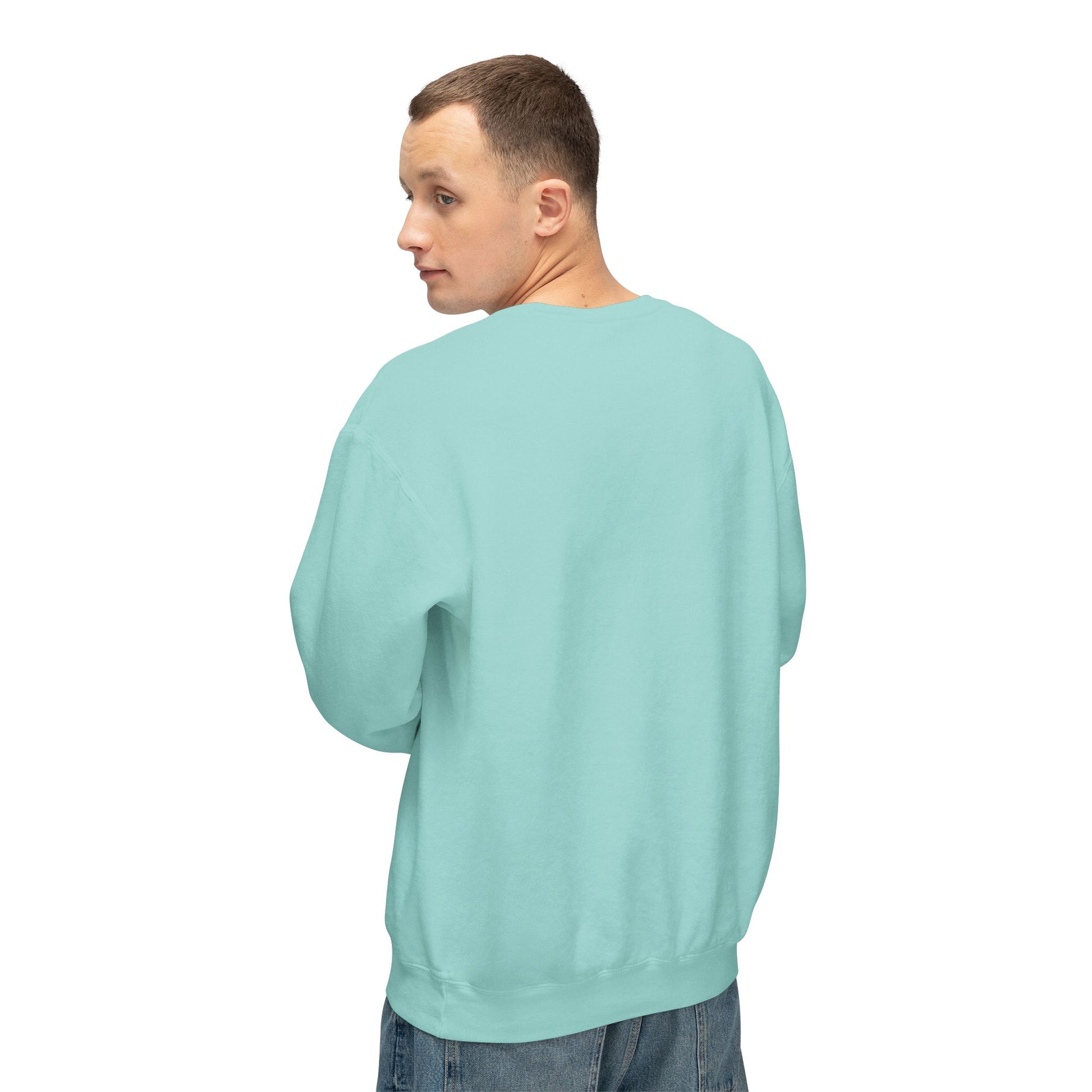 "Forged In Strength" Unisex Lightweight Crewneck Sweatshirt - The Shield of Light