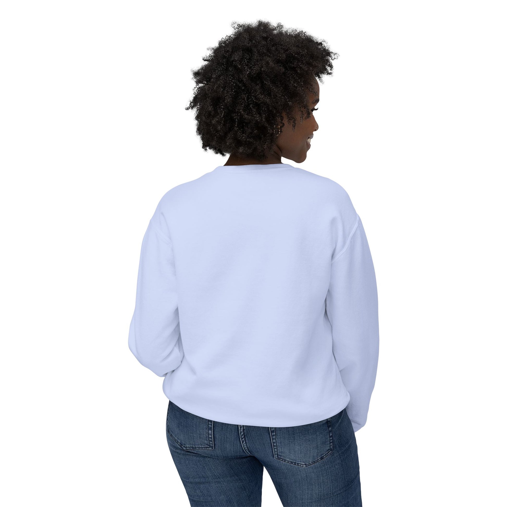 "Forged In Strength" Unisex Lightweight Crewneck Sweatshirt - The Shield of Light