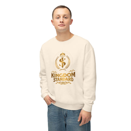 "Kingdom Standard" Unisex Lightweight Crewneck Sweatshirt - The Shield of Light