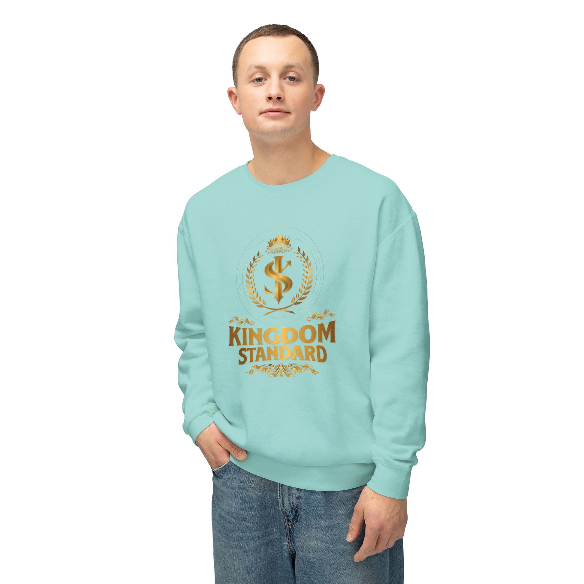 "Kingdom Standard" Unisex Lightweight Crewneck Sweatshirt - The Shield of Light