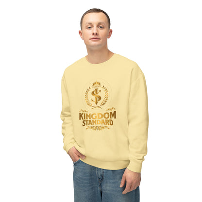 "Kingdom Standard" Unisex Lightweight Crewneck Sweatshirt - The Shield of Light