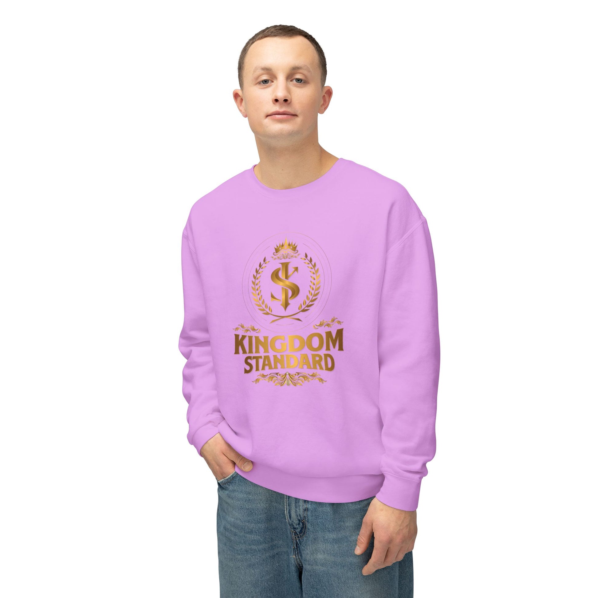 "Kingdom Standard" Unisex Lightweight Crewneck Sweatshirt - The Shield of Light