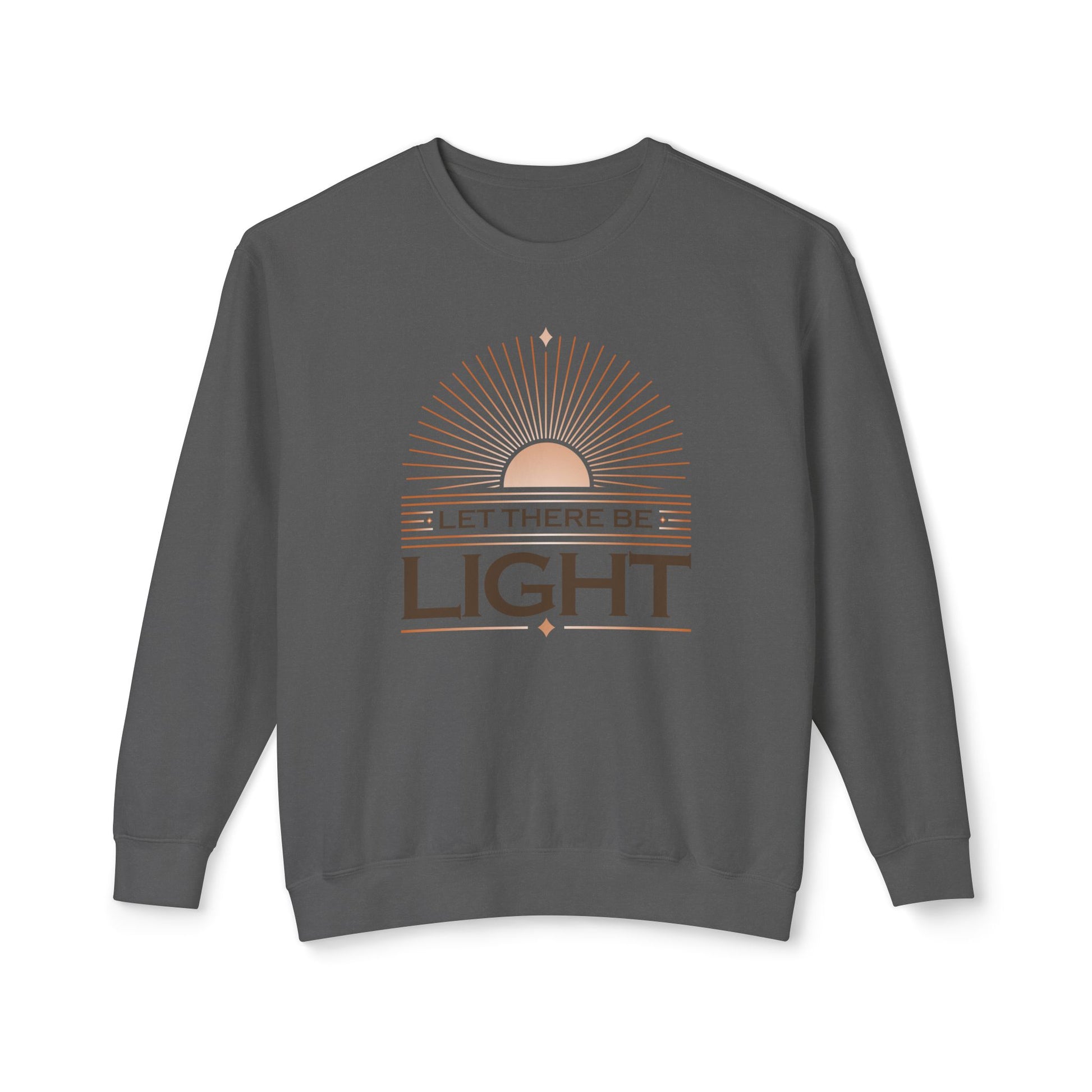 "Let There Be Light" Unisex Lightweight Crewneck Sweatshirt - The Shield of Light