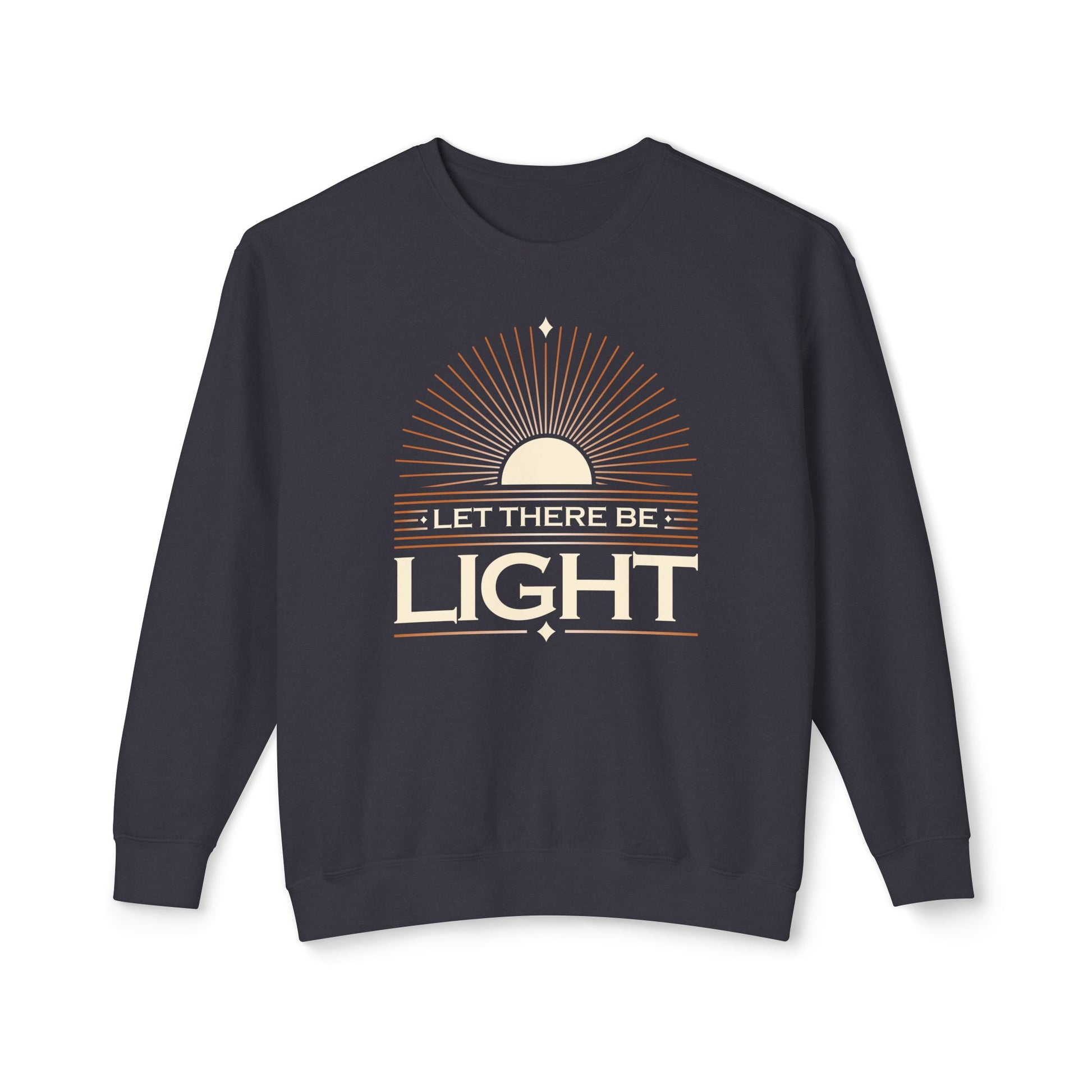 "Let There Be Light" Unisex Lightweight Crewneck Sweatshirt - The Shield of Light