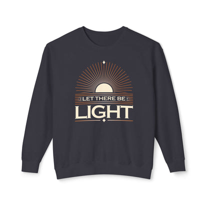 "Let There Be Light" Unisex Lightweight Crewneck Sweatshirt - The Shield of Light