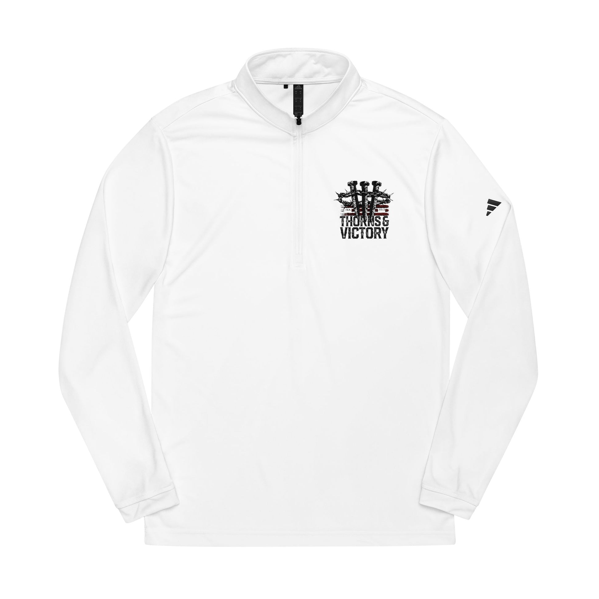 "Thorns & Victory" adidas® Quarter-Zip Pullover - The Shield of Light