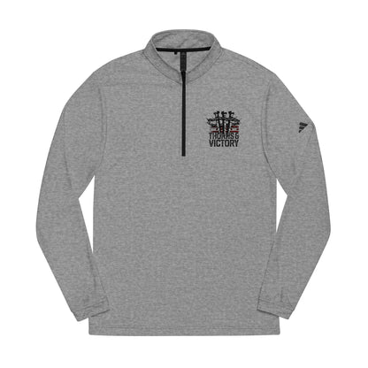 "Thorns & Victory" adidas® Quarter-Zip Pullover - The Shield of Light