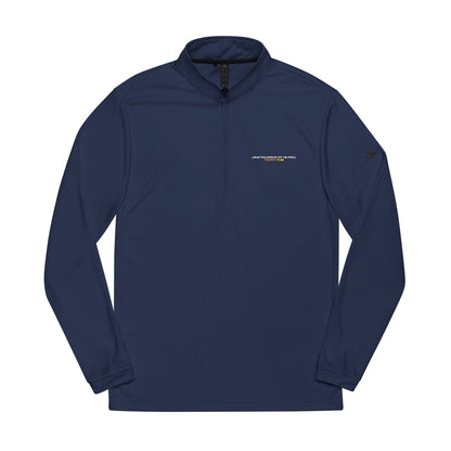 "Live By the Kingdom Not the World Colossians 3:2" adidas® Quarter-Zip Pullover - The Shield of Light