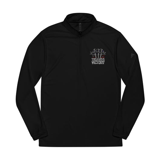 "Thorns & Victory" adidas® Quarter-Zip Pullover - The Shield of Light