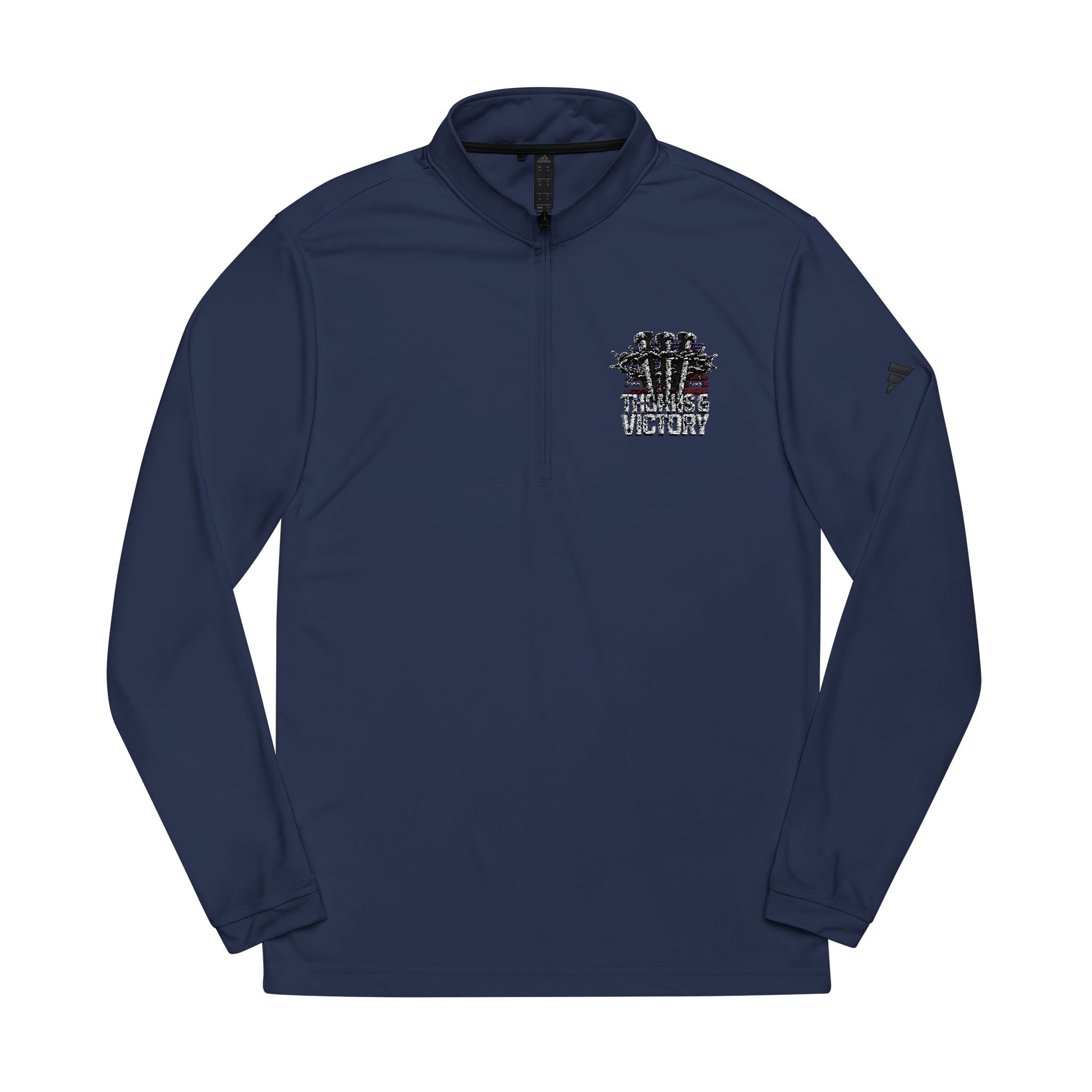 "Thorns & Victory" adidas® Quarter-Zip Pullover - The Shield of Light