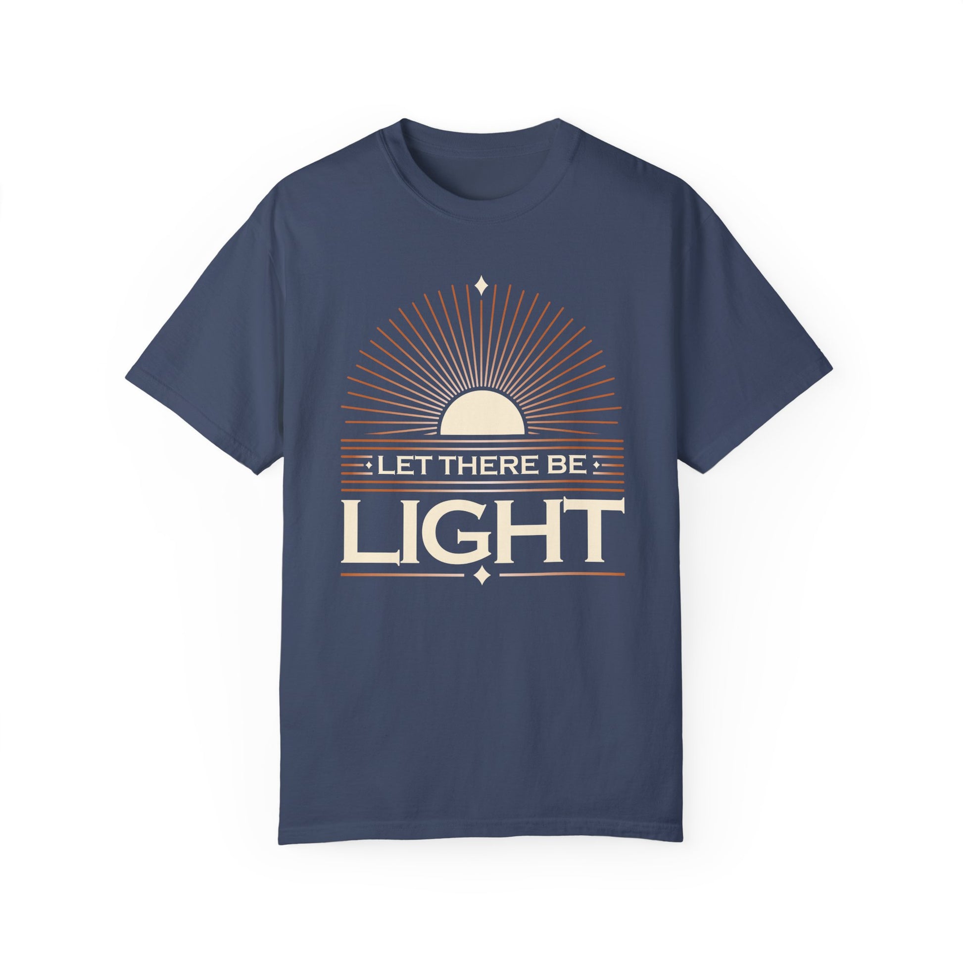 Let There Be Light Unisex Garment-Dyed T-Shirt - The Shield of Light
