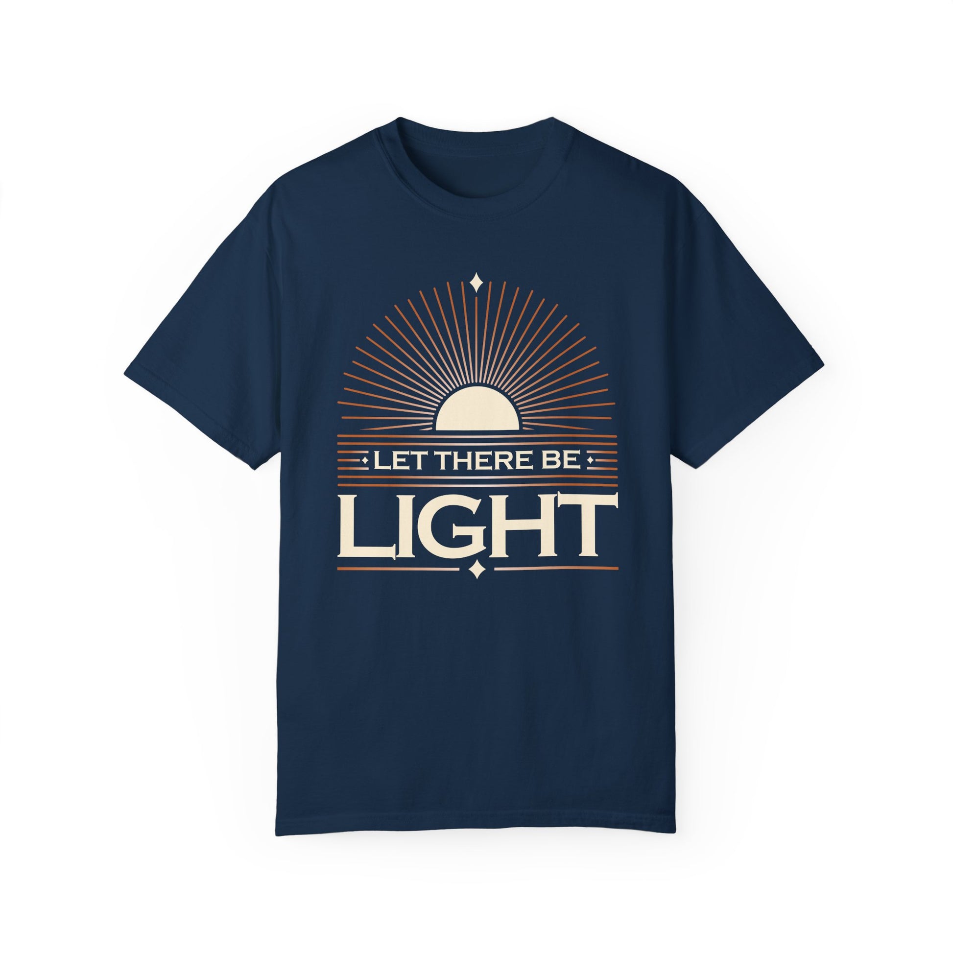 Let There Be Light Unisex Garment-Dyed T-Shirt - The Shield of Light