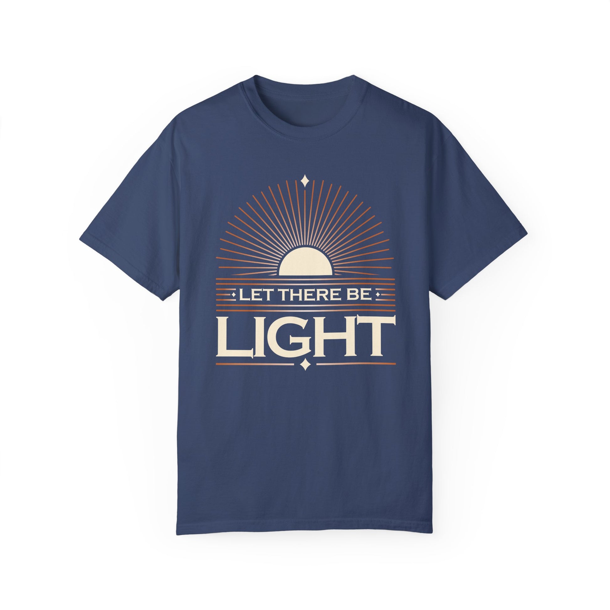 Let There Be Light Unisex Garment-Dyed T-Shirt - The Shield of Light