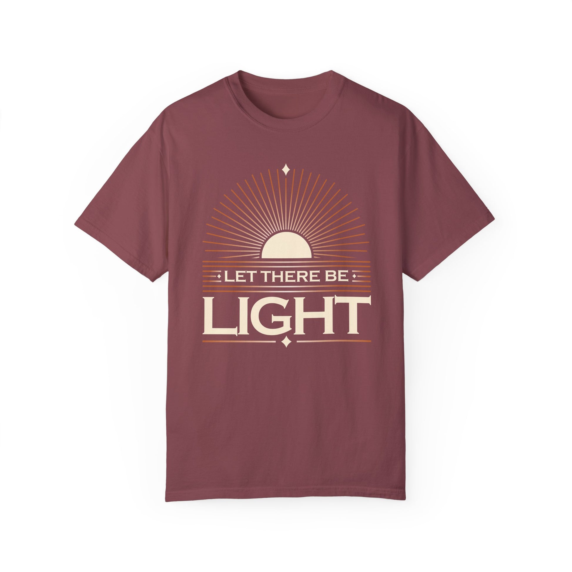 Let There Be Light Unisex Garment-Dyed T-Shirt - The Shield of Light