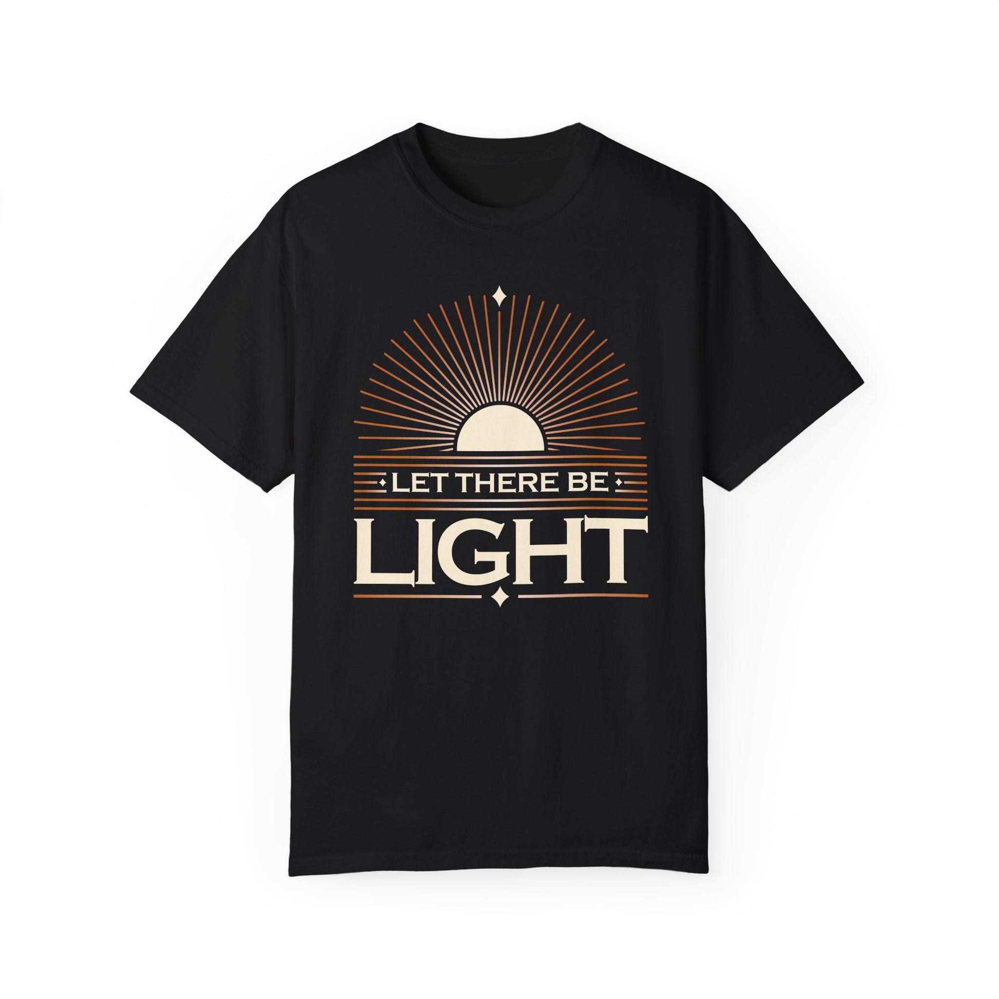Let There Be Light Unisex Garment-Dyed T-Shirt - The Shield of Light