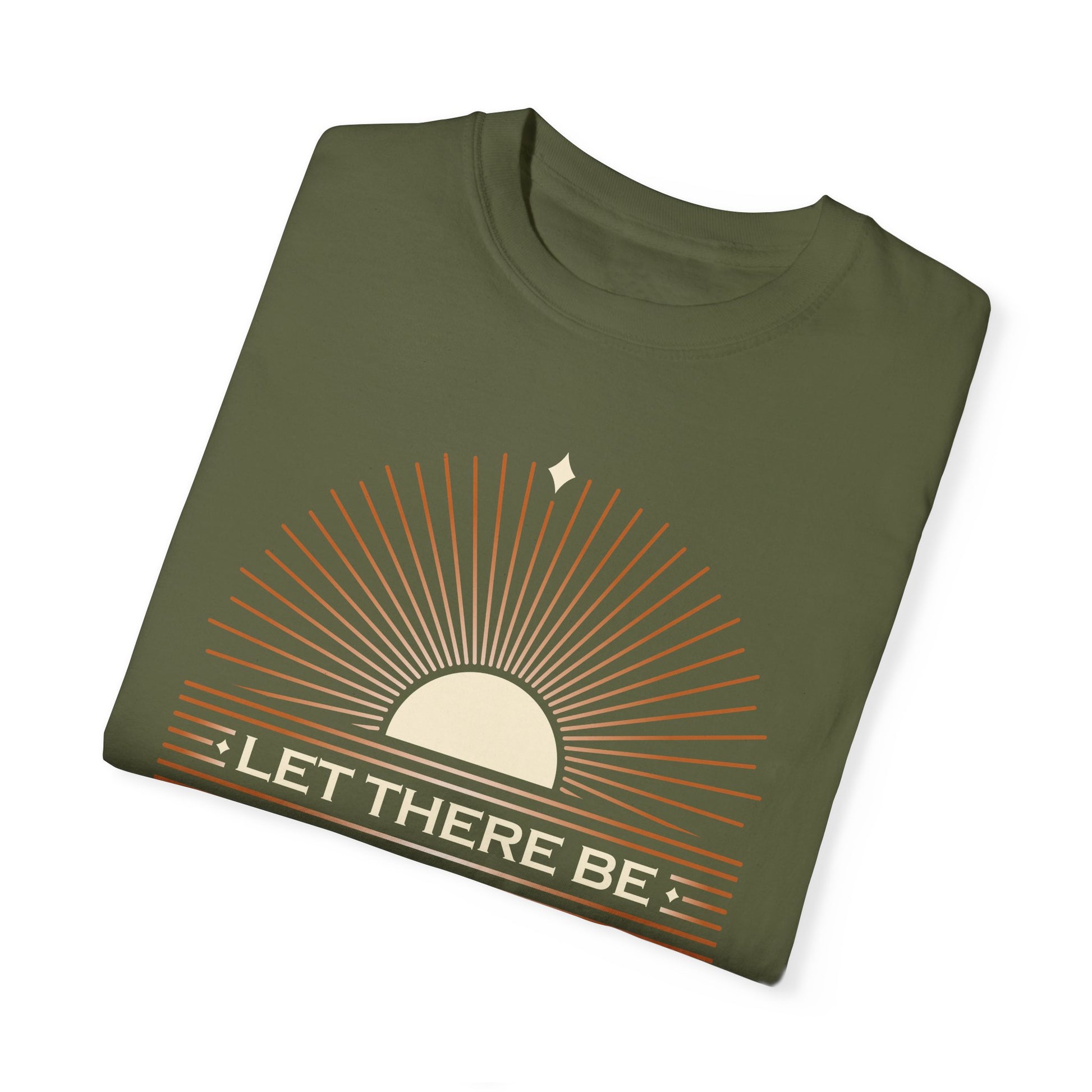 Let There Be Light Unisex Garment-Dyed T-Shirt - The Shield of Light