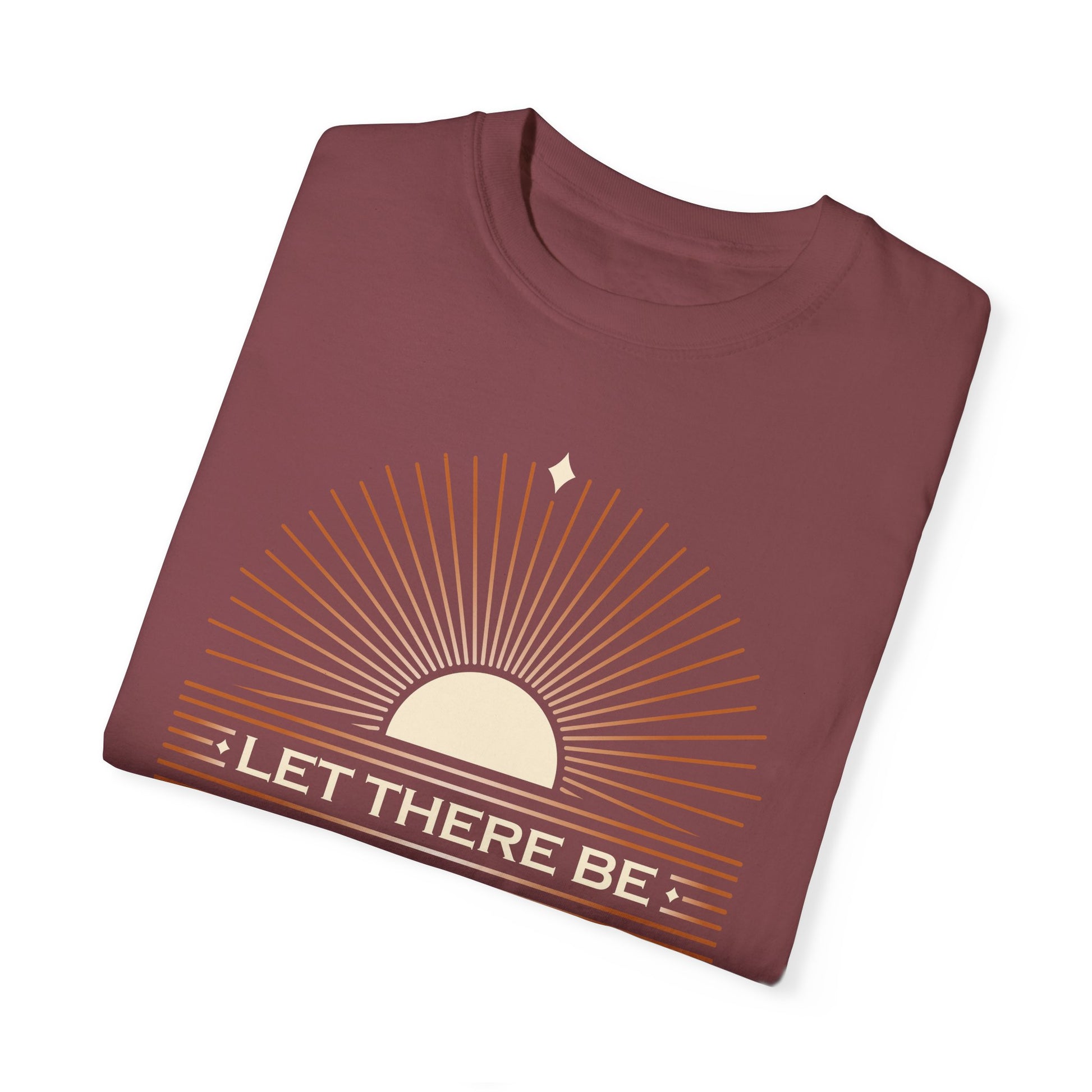 Let There Be Light Unisex Garment-Dyed T-Shirt - The Shield of Light