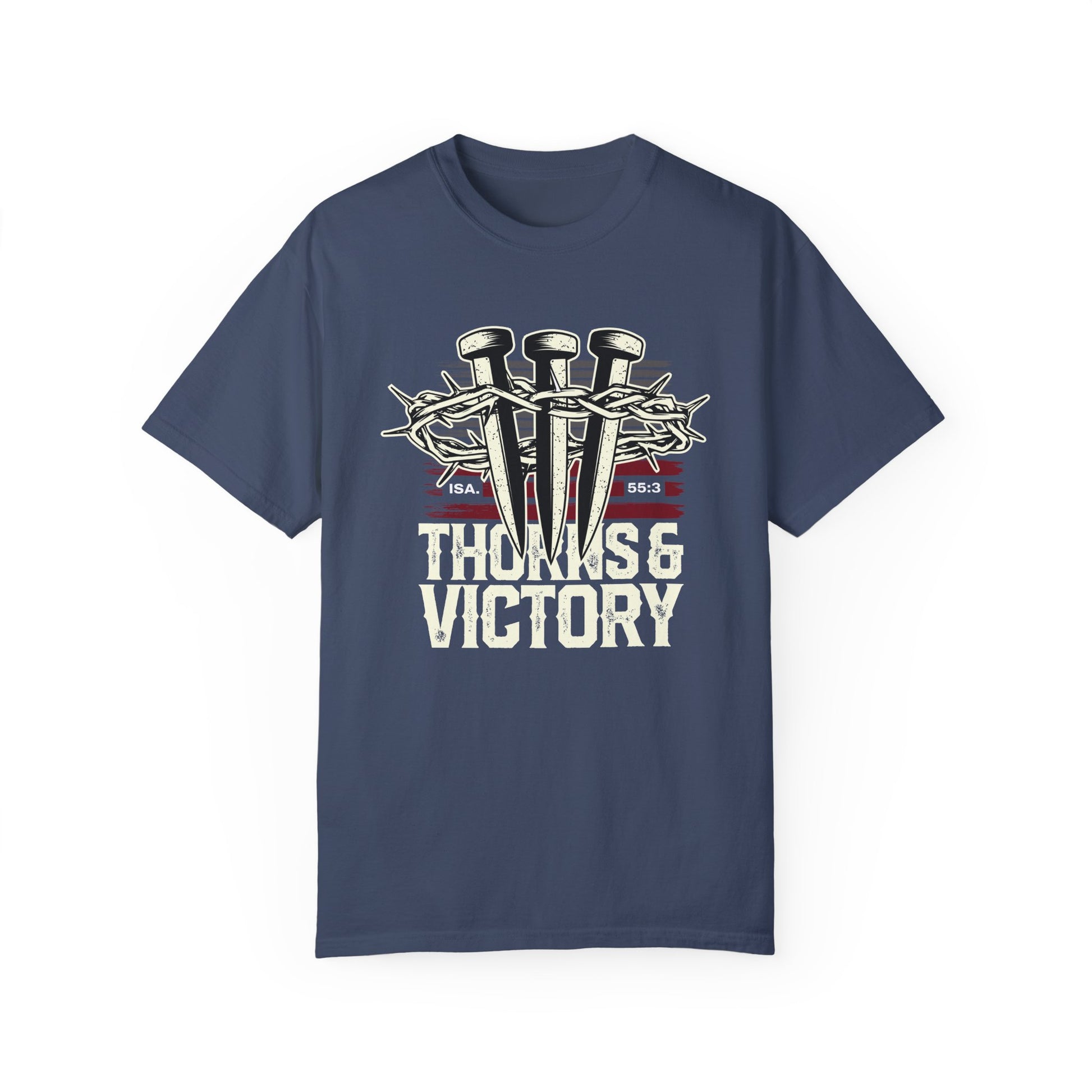 Thorns & Victory Unisex Garment-Dyed T-Shirt - The Shield of Light