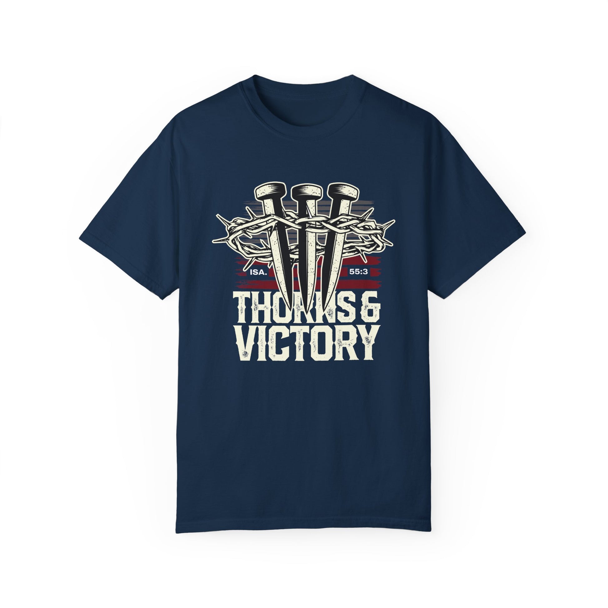 Thorns & Victory Unisex Garment-Dyed T-Shirt - The Shield of Light