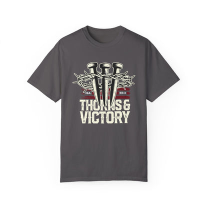 Thorns & Victory Unisex Garment-Dyed T-Shirt - The Shield of Light