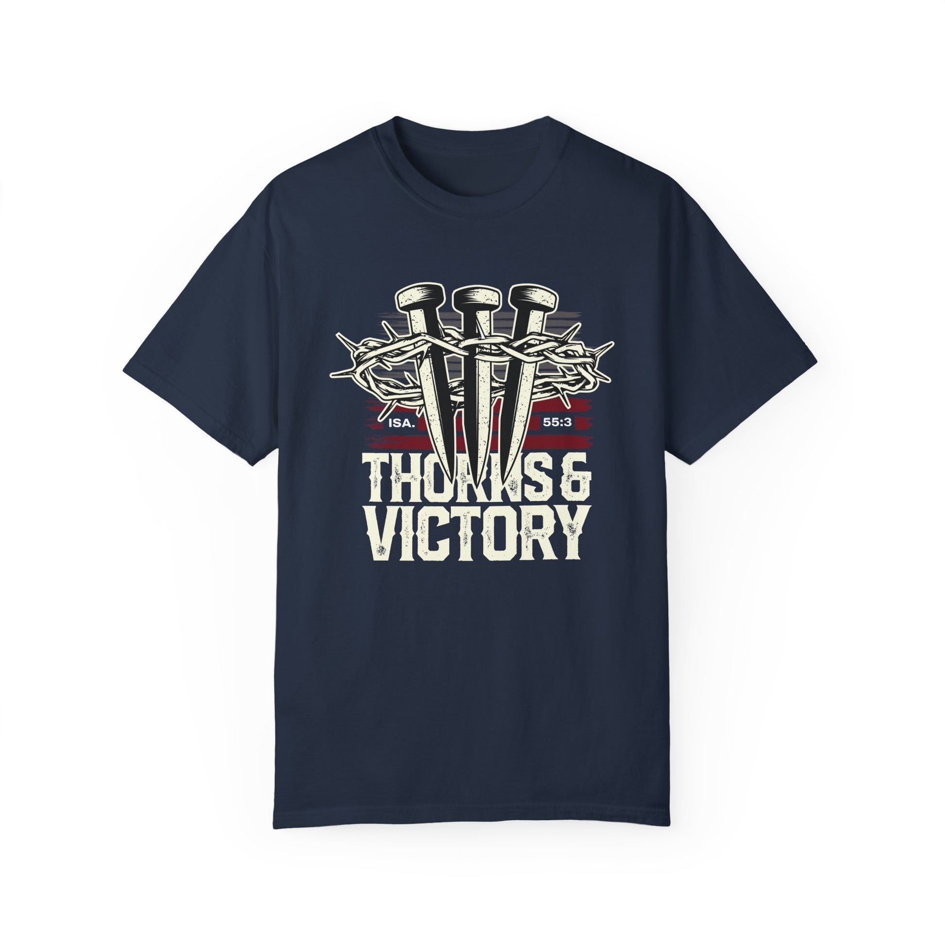 Thorns & Victory Unisex Garment-Dyed T-Shirt - The Shield of Light