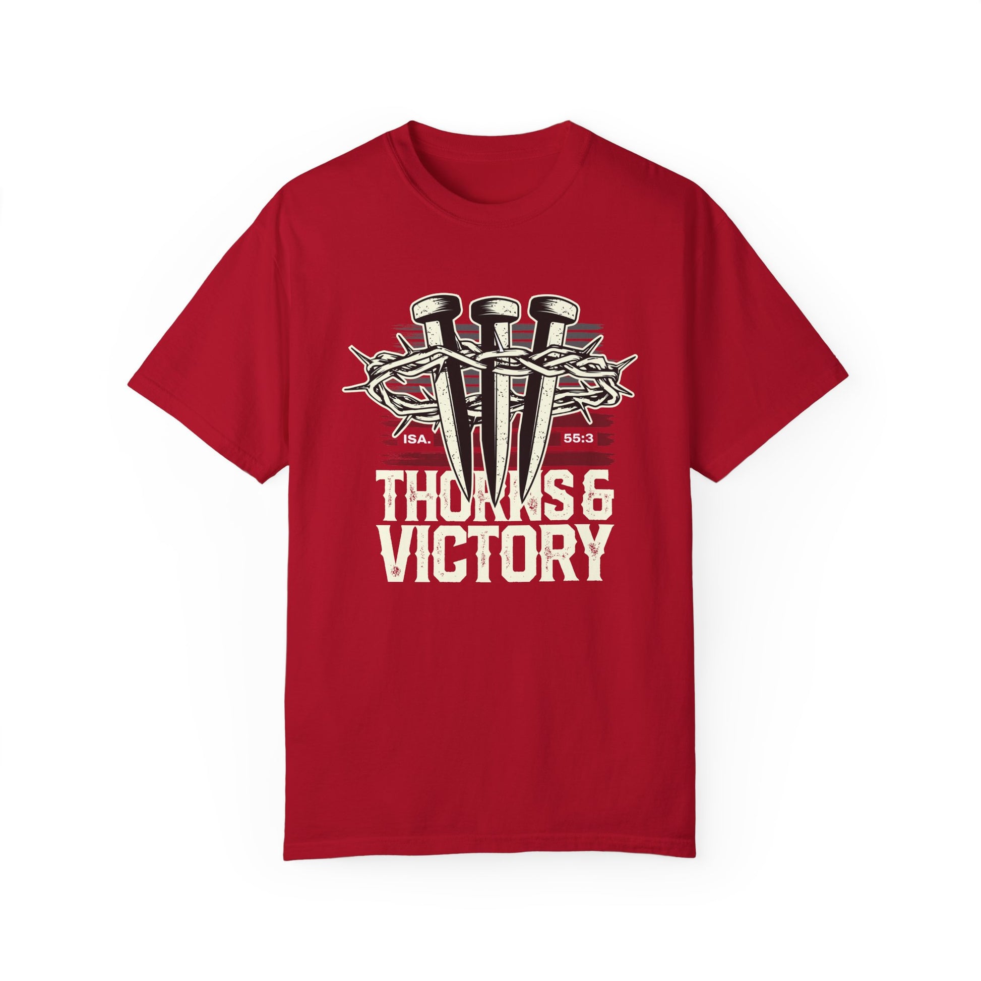 Thorns & Victory Unisex Garment-Dyed T-Shirt - The Shield of Light