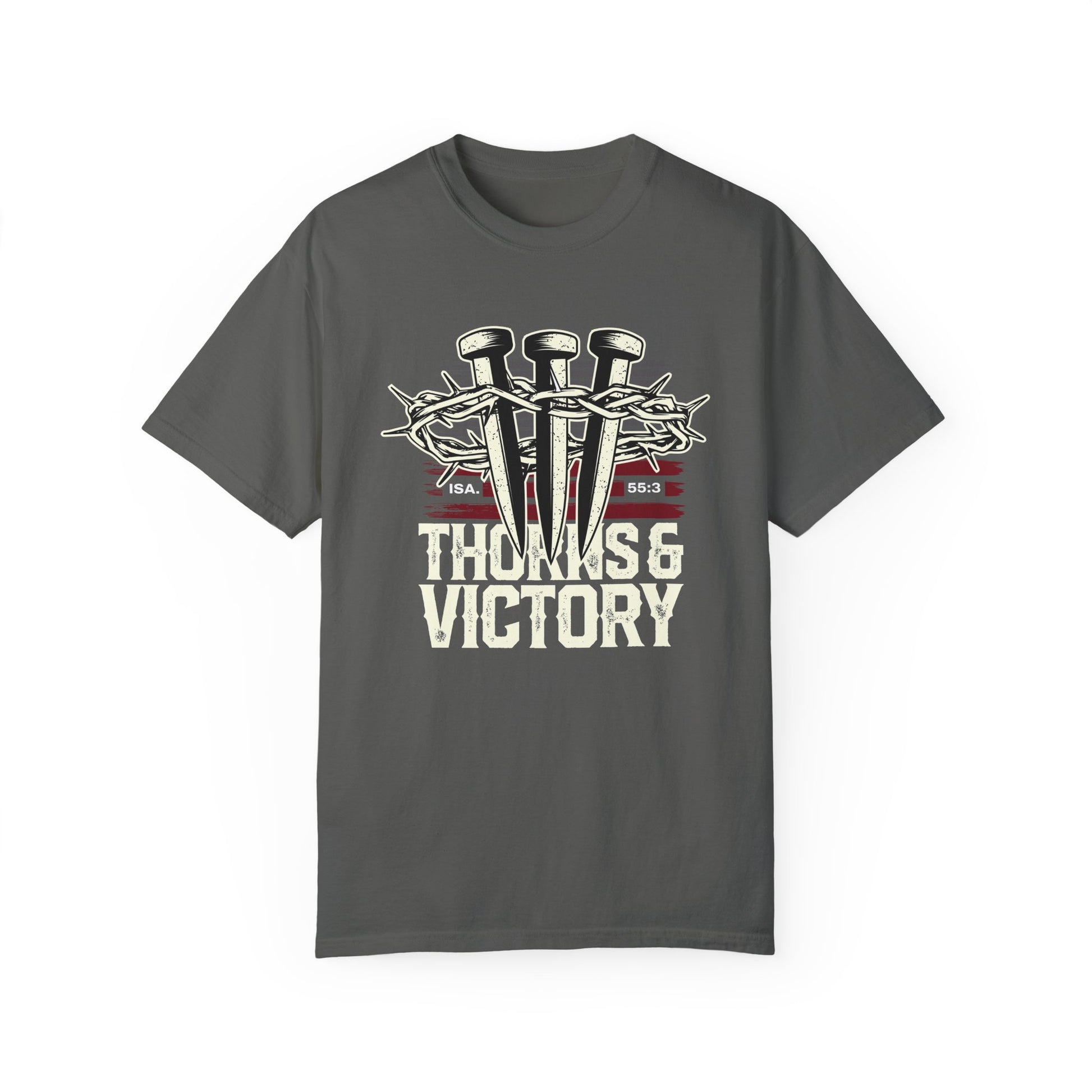 Thorns & Victory Unisex Garment-Dyed T-Shirt - The Shield of Light