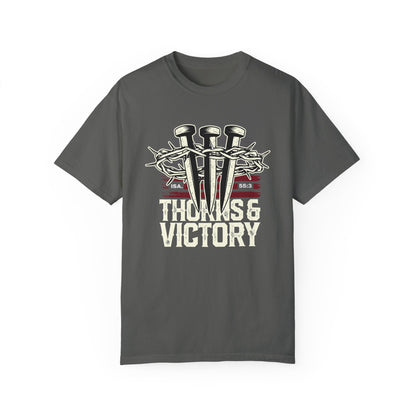 Thorns & Victory Unisex Garment-Dyed T-Shirt - The Shield of Light