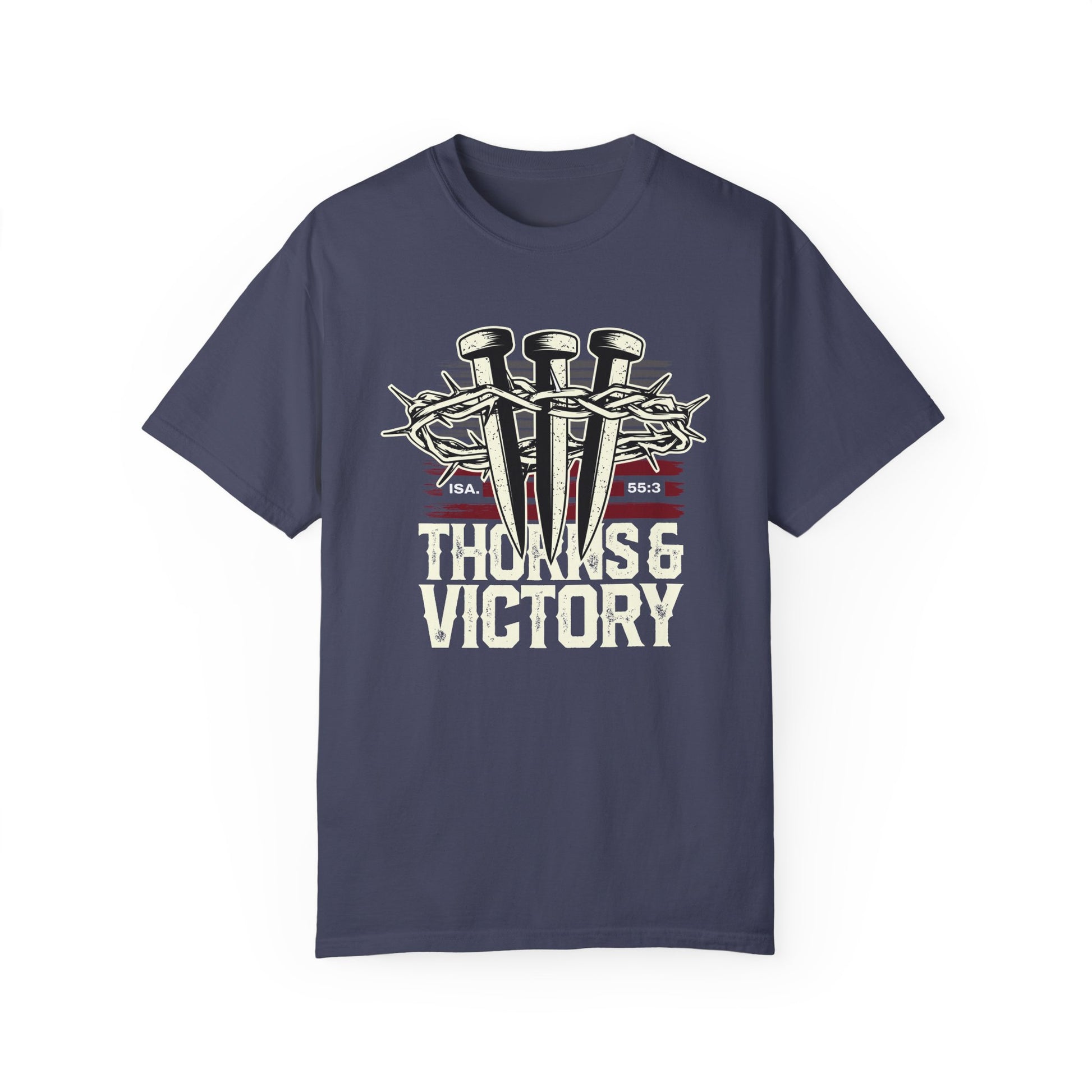 Thorns & Victory Unisex Garment-Dyed T-Shirt - The Shield of Light