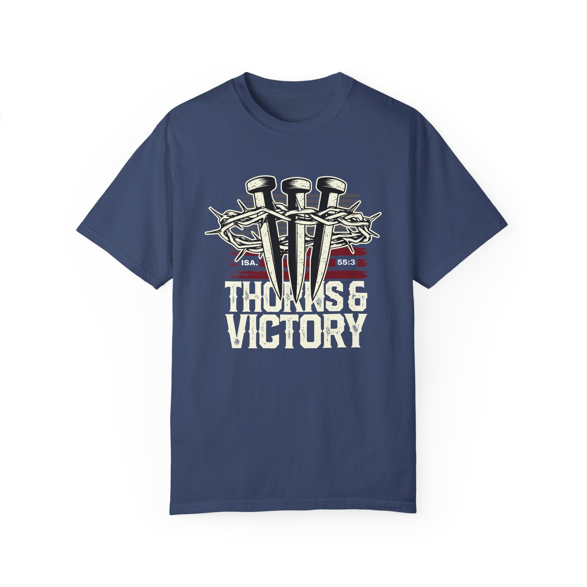 Thorns & Victory Unisex Garment-Dyed T-Shirt - The Shield of Light